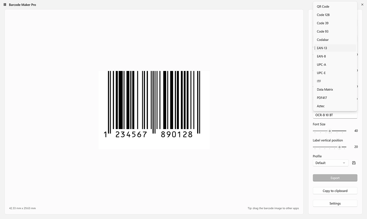 Barcode Maker Pro screenshot 3