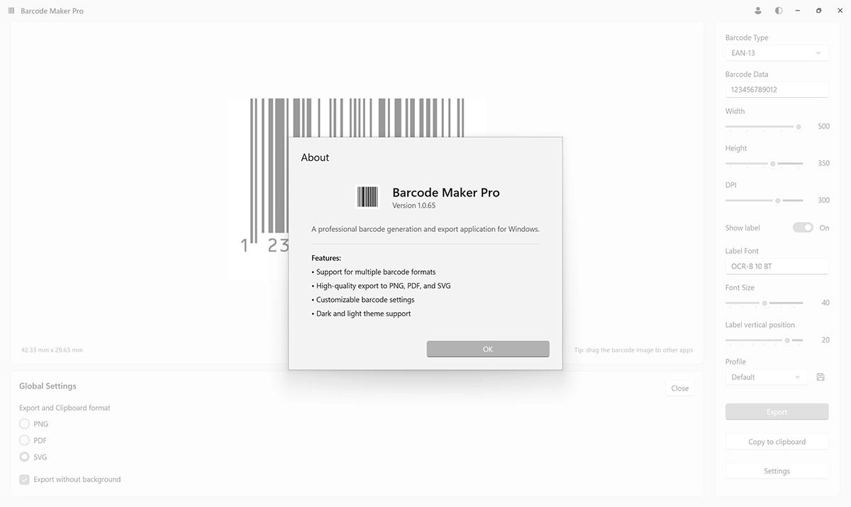 Barcode Maker Pro screenshot 4